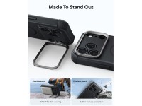 Capa ESR Cyber-Tough com suporte e MagSafe para iPhone 18 Pro / 17 Pro - Preta Capa ESR Cyber-Tough com suporte e MagSafe para iPhone 18 Pro / 17 Pro - Preta