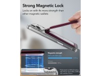 ESR Classic RFID Magnetic MagSafe Wallet - Dark Cherry