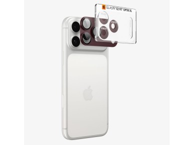 Spigen Optik Pro XL GLAS.TR EZ FIT Tempered Glass for iPhone 18 Pro - Dark Cherry Spigen Optik Pro XL GLAS.TR EZ FIT Tempered Glass for iPhone 18 Pro - Dark Cherry