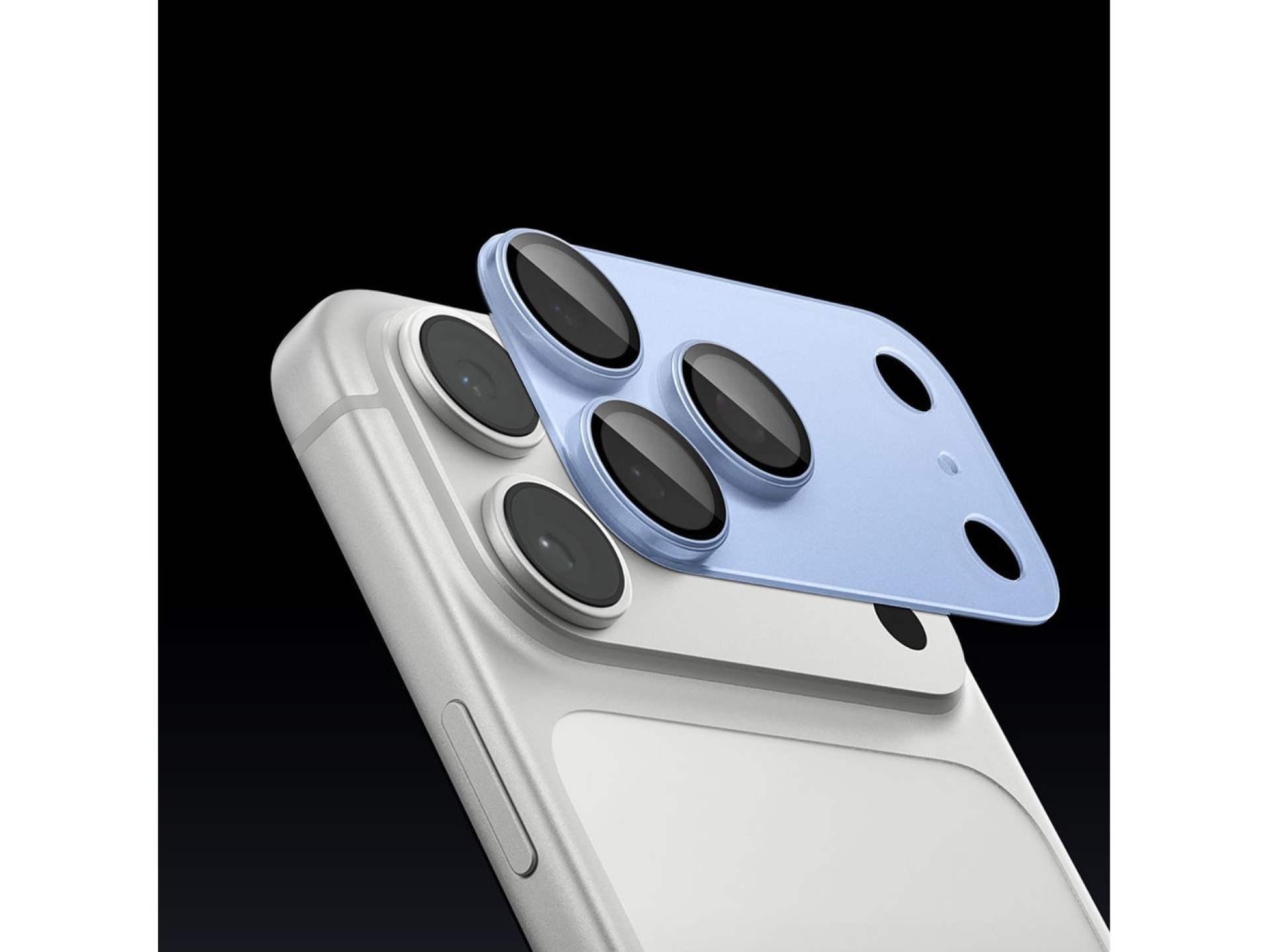 Protector de pantalla de cristal templado Spigen Optik Pro XL GLAS.TR EZ FIT para cámara de iPhone 1