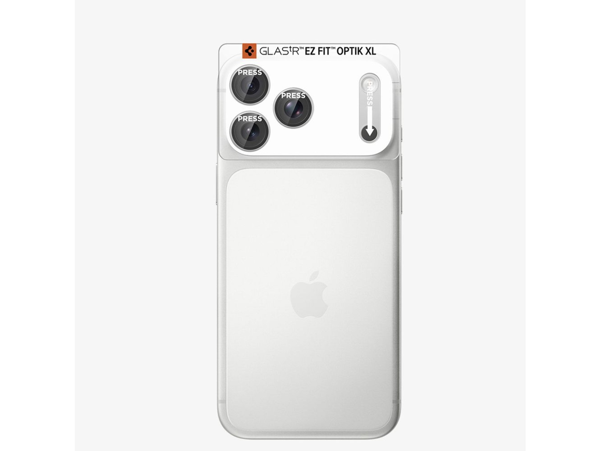 Spigen Optik Pro XL GLAS.TR EZ FIT Película de Vidro Temperado para iPhone 18 Pro Max - Prata