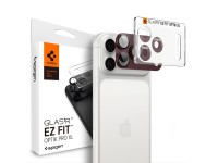 Spigen Optik Pro XL GLAS.TR EZ FIT Tempered Glass for iPhone 18 Pro Max - Dark Cherry
