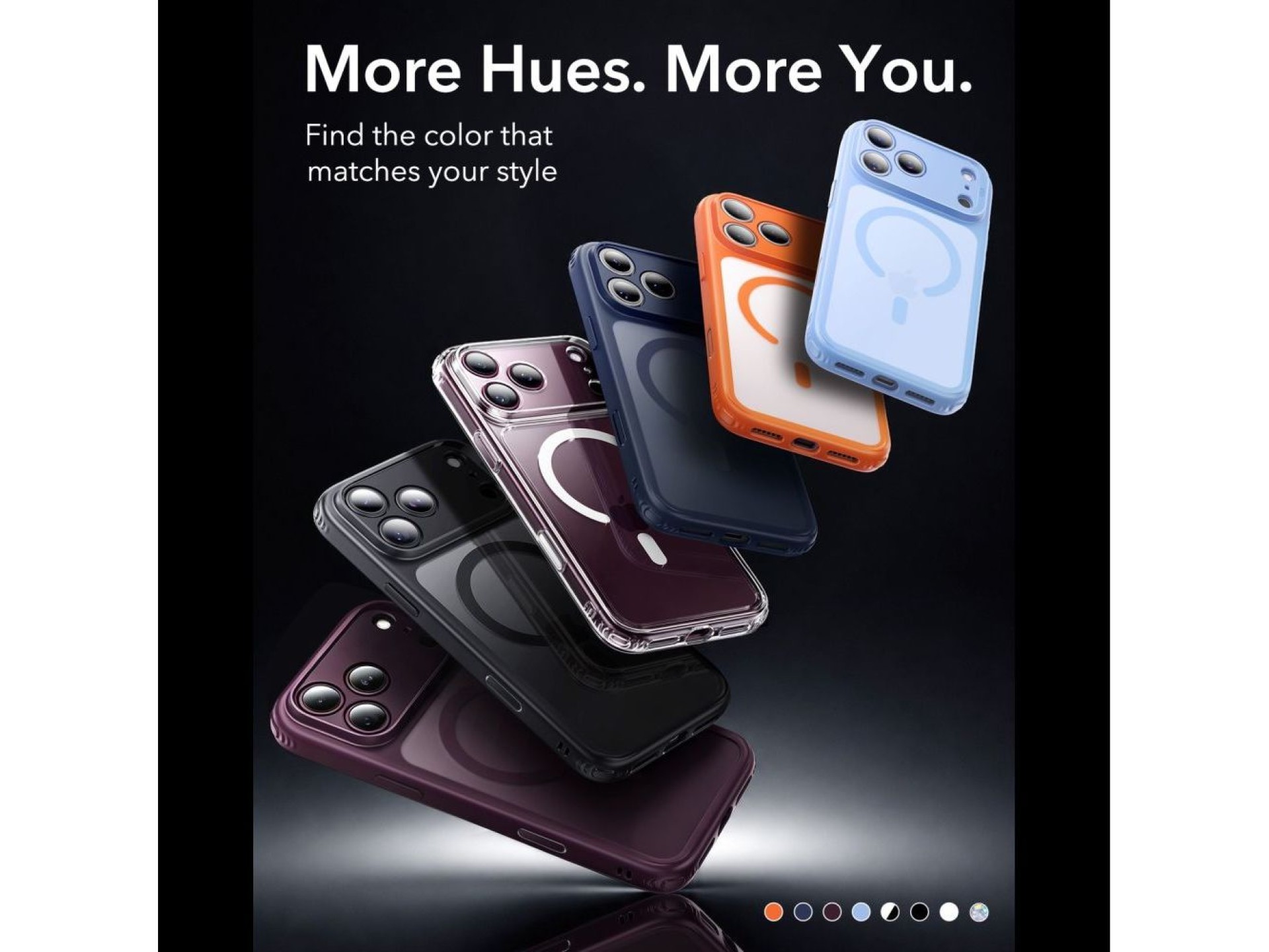 Funda híbrida ESR Classic MagSafe para iPhone 18 Pro / 17 Pro - Naranja