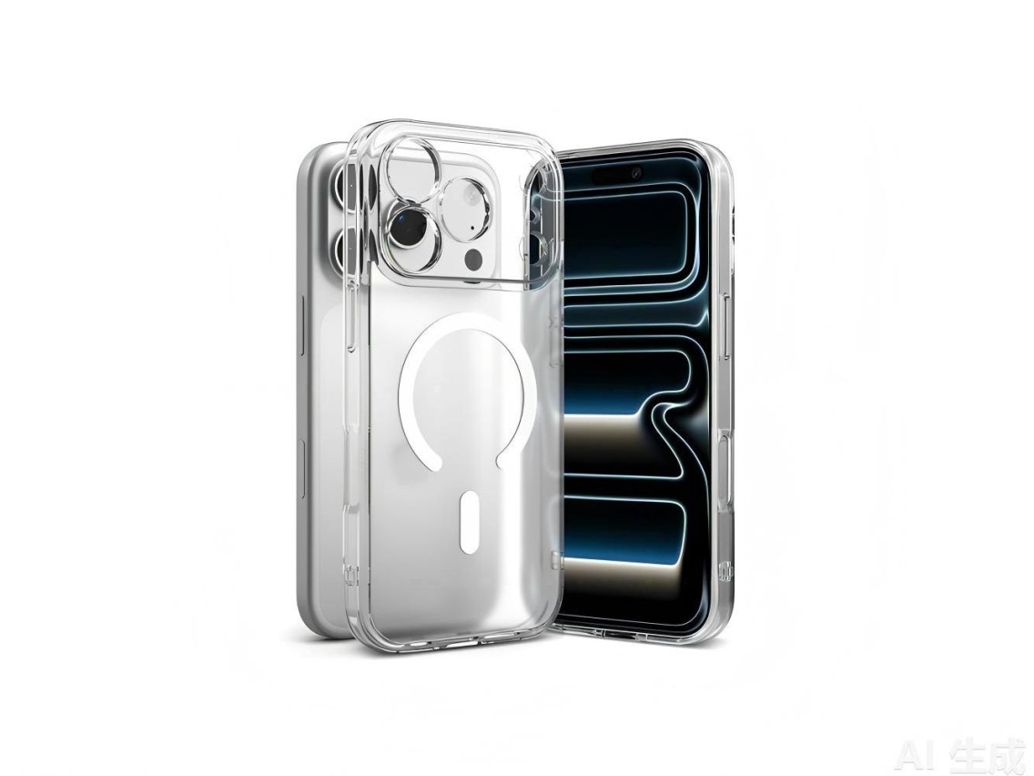 Capa magnética Ringke Fusion MagSafe para iPhone 18 Pro / 17 Pro - Transparente fosca