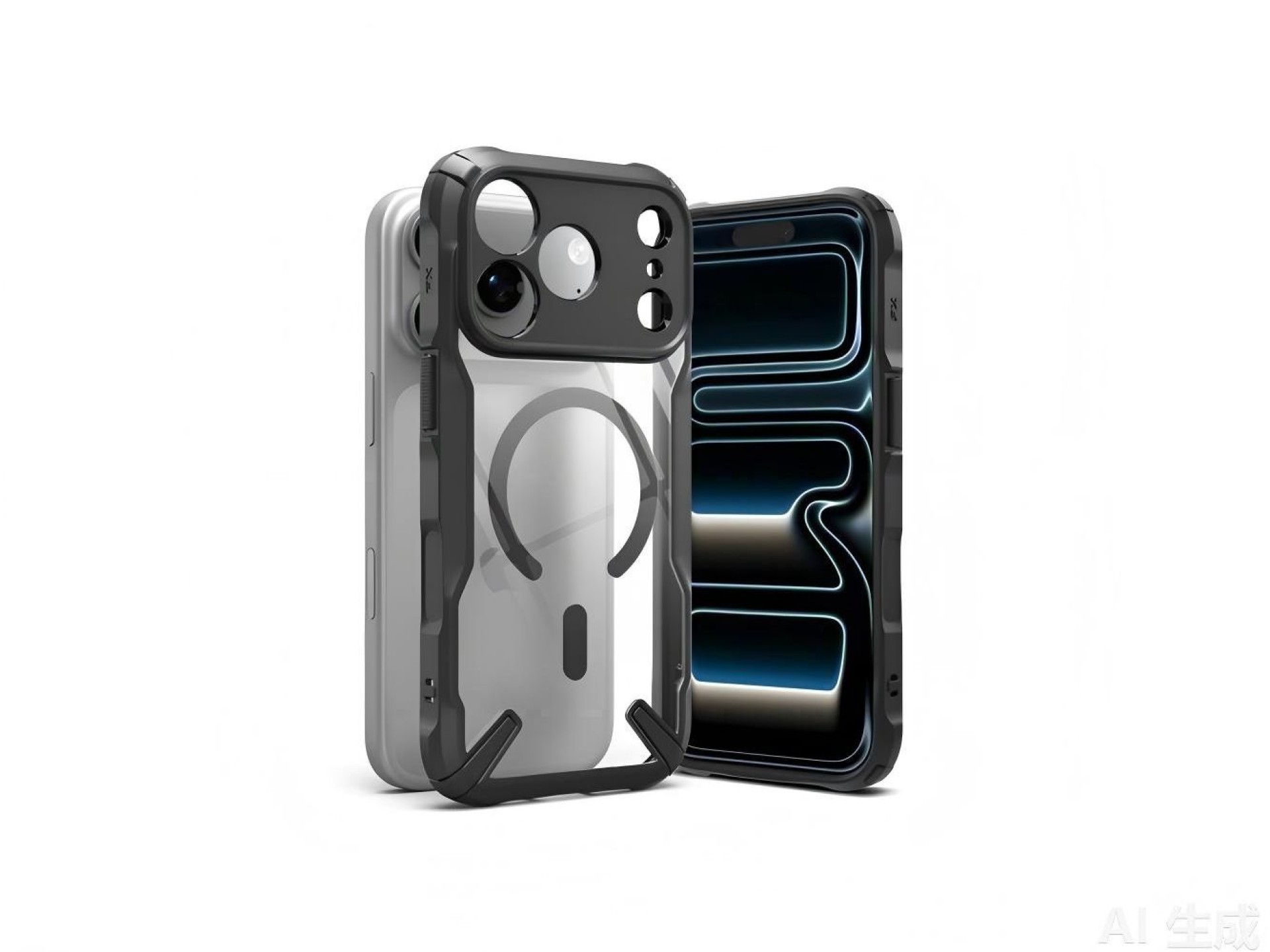 Capa magnética Ringke Fusion X MagSafe para iPhone 18 Pro / 17 Pro - Preta