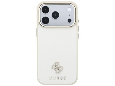 Guess Saffiano Small 4G & Classic Logo MagSafe case for iPhone 17 Pro Max / 18 Pro Max - beige Guess Saffiano Small 4G & Classic Logo MagSafe case for iPhone 17 Pro Max / 18 Pro Max - beige