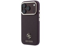 Funda Guess Saffiano Small 4G y Classic Logo MagSafe para iPhone 18 Pro / 17 Pro - Borgoña Funda Guess Saffiano Small 4G y Classic Logo MagSafe para iPhone 18 Pro / 17 Pro - Borgoña