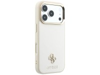 Funda Guess Saffiano Small 4G & Classic Logo MagSafe para iPhone 17 Pro Max / 18 Pro Max - beige Funda Guess Saffiano Small 4G & Classic Logo MagSafe para iPhone 17 Pro Max / 18 Pro Max - beige