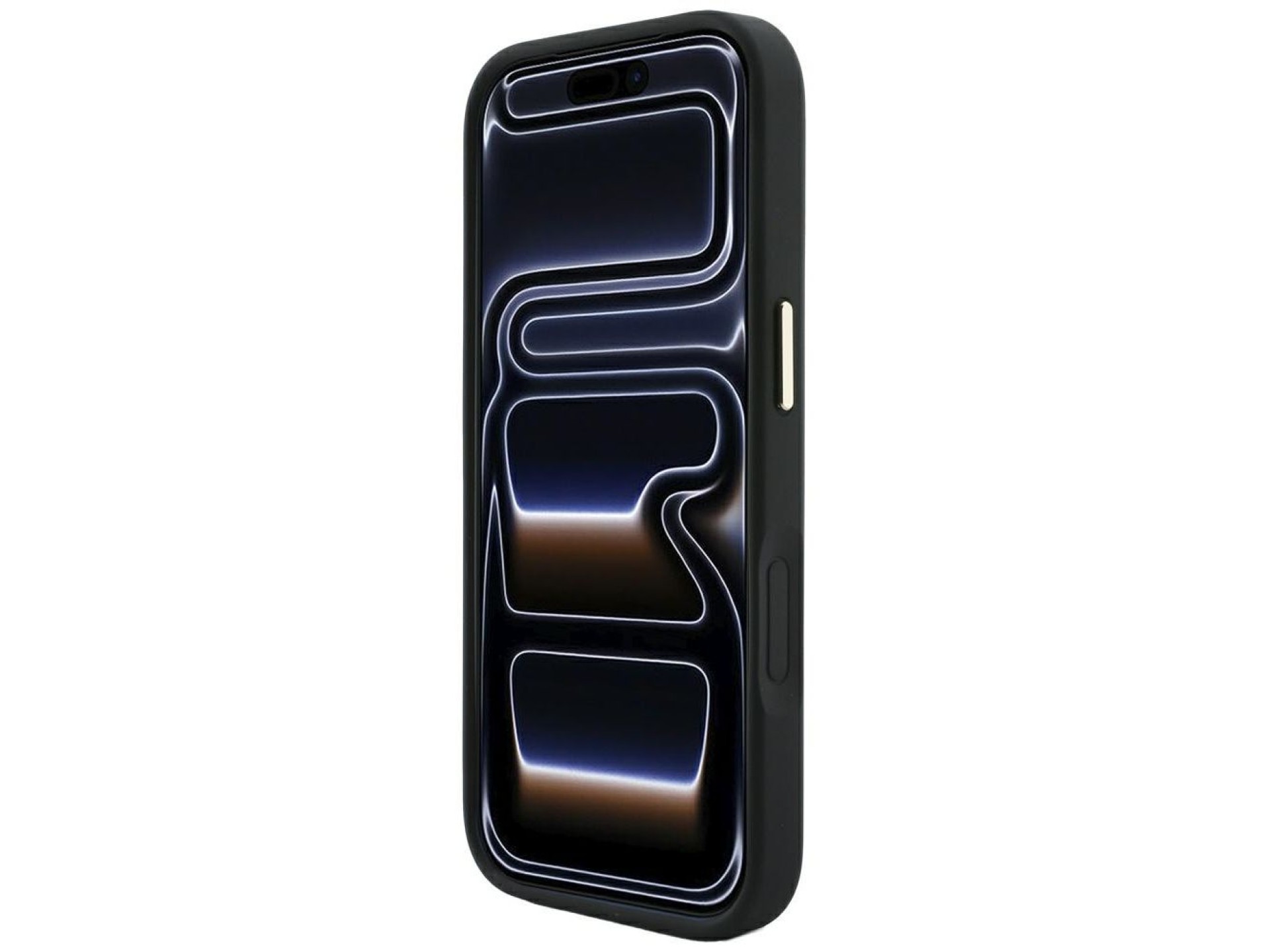 Capa Guess Saffiano Peony & Ring MagSafe para iPhone 17 Pro Max / 18 Pro Max - Preta