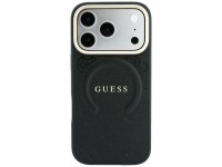 Capa Guess Saffiano Peony & Ring MagSafe para iPhone 17 Pro Max / 18 Pro Max - Preta Capa Guess Saffiano Peony & Ring MagSafe para iPhone 17 Pro Max / 18 Pro Max - Preta