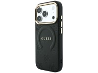 Capa Guess Saffiano Peony & Ring MagSafe para iPhone 17 Pro Max / 18 Pro Max - Preta Capa Guess Saffiano Peony & Ring MagSafe para iPhone 17 Pro Max / 18 Pro Max - Preta