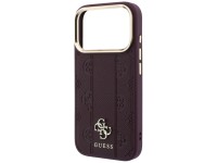 Capa Guess Stripe Peony 4G Logo MagSafe para iPhone 18 Pro / 17 Pro - Bordô Capa Guess Stripe Peony 4G Logo MagSafe para iPhone 18 Pro / 17 Pro - Bordô