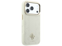 Capa Guess Stripe Peony 4G Logo MagSafe para iPhone 18 Pro / 17 Pro - Bege Capa Guess Stripe Peony 4G Logo MagSafe para iPhone 18 Pro / 17 Pro - Bege