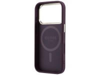 Funda Guess Saffiano Small 4G y Classic Logo MagSafe para iPhone 18 Pro / 17 Pro - Borgoña Funda Guess Saffiano Small 4G y Classic Logo MagSafe para iPhone 18 Pro / 17 Pro - Borgoña