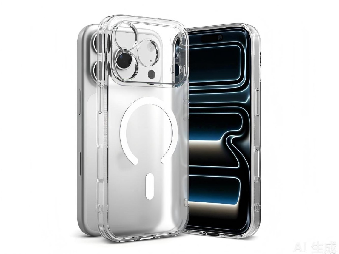 Capa magn�tica Ringke Fusion MagSafe para iPhone 18 Pro Max / 17 Pro Max - Transparente fosca