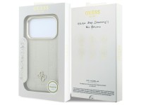 Guess Peony 4G Small Logo MagSafe Case for iPhone 17 Pro Max / 18 Pro Max - Beige Guess Peony 4G Small Logo MagSafe Case for iPhone 17 Pro Max / 18 Pro Max - Beige