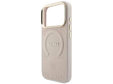 Funda Guess Saffiano Peony & Ring MagSafe para iPhone 17 Pro / 18 Pro - rosa Funda Guess Saffiano Peony & Ring MagSafe para iPhone 17 Pro / 18 Pro - rosa