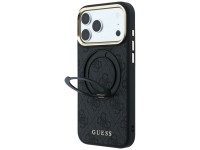 Capa Guess Ring Stand 360 4G Classic Logo MagSafe para iPhone 17 Pro / 18 Pro - Preta Capa Guess Ring Stand 360 4G Classic Logo MagSafe para iPhone 17 Pro / 18 Pro - Preta