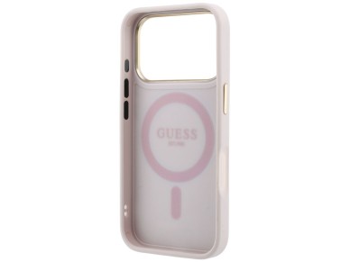 Guess Ring Stand 360 4G Classic Logo MagSafe Case for iPhone 17 Pro Max / 18 Pro Max - Pink Guess Ring Stand 360 4G Classic Logo MagSafe Case for iPhone 17 Pro Max / 18 Pro Max - Pink