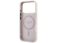 Guess Ring Stand 360 4G Classic Logo MagSafe Case for iPhone 17 Pro Max / 18 Pro Max - Pink Guess Ring Stand 360 4G Classic Logo MagSafe Case for iPhone 17 Pro Max / 18 Pro Max - Pink