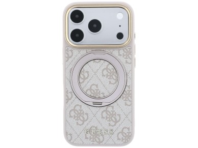 Guess Ring Stand 360 4G Classic Logo MagSafe Case for iPhone 17 Pro Max / 18 Pro Max - Pink Guess Ring Stand 360 4G Classic Logo MagSafe Case for iPhone 17 Pro Max / 18 Pro Max - Pink