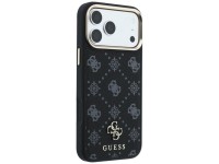 Capa Guess Peony 4G com logo pequeno e MagSafe para iPhone 17 Pro Max / 18 Pro Max - Preta Capa Guess Peony 4G com logo pequeno e MagSafe para iPhone 17 Pro Max / 18 Pro Max - Preta