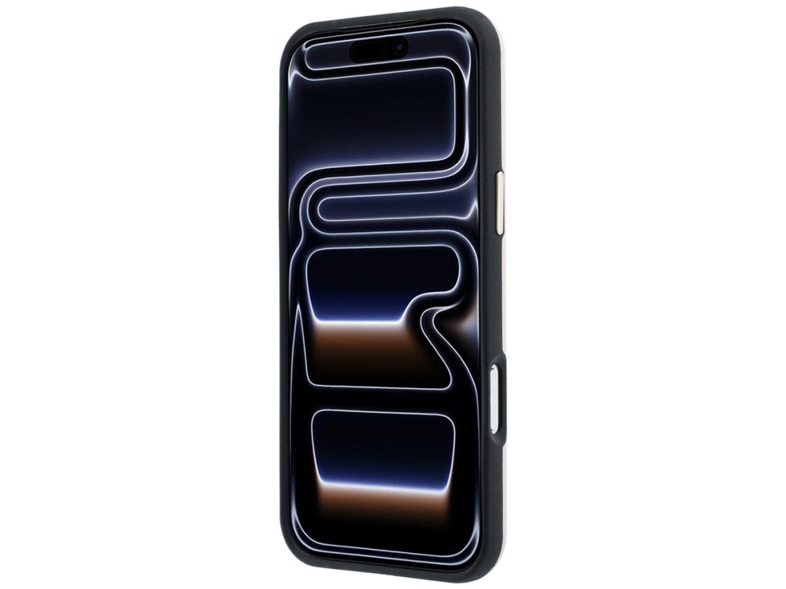 Capa Guess Perfurada 4G com Logo Dourado e MagSafe para iPhone 17 Pro Max / 18 Pro Max - Rosa