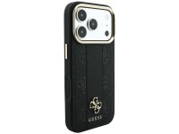 Capa Guess Stripe Peony 4G Logo MagSafe para iPhone 17 Pro Max / 18 Pro Max - Preta Capa Guess Stripe Peony 4G Logo MagSafe para iPhone 17 Pro Max / 18 Pro Max - Preta