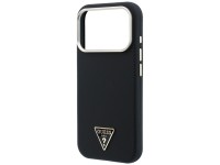 Capa Guess Kevlar com Logo Triangular e MagSafe para iPhone 17 Pro / 18 Pro - Preta Capa Guess Kevlar com Logo Triangular e MagSafe para iPhone 17 Pro / 18 Pro - Preta