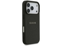 Guess Grained Gold Ring MagSafe Case for iPhone 18 Pro / 17 Pro - Black Guess Grained Gold Ring MagSafe Case for iPhone 18 Pro / 17 Pro - Black