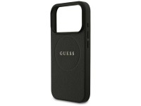Guess Grained Gold Ring MagSafe Case for iPhone 18 Pro / 17 Pro - Black Guess Grained Gold Ring MagSafe Case for iPhone 18 Pro / 17 Pro - Black