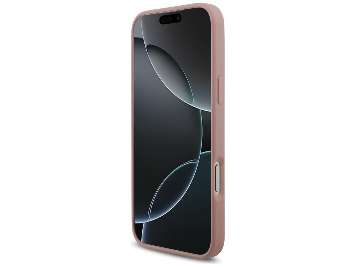 Guess Fixed Glitter Big 4G Case for iPhone 18 Pro Max / 17 Pro Max - Pink