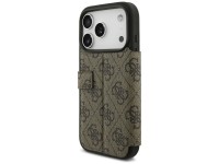 Guess Book 4G Metal Logo Case for iPhone 18 Pro / 17 Pro - Brown Guess Book 4G Metal Logo Case for iPhone 18 Pro / 17 Pro - Brown