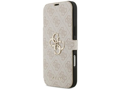 Guess Book 4G Metal Logo Case for iPhone 18 Pro Max / 17 Pro Max - Pink Guess Book 4G Metal Logo Case for iPhone 18 Pro Max / 17 Pro Max - Pink