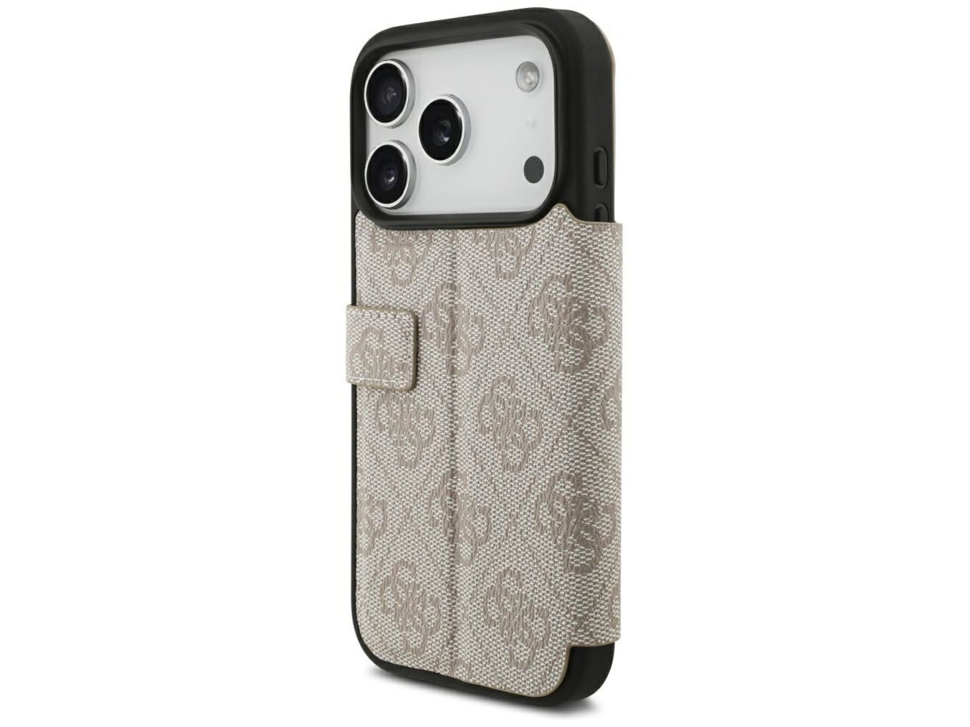 Guess Book 4G Metal Logo Case for iPhone 18 Pro / 17 Pro - Pink
