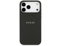 Guess Grained Gold Ring MagSafe Case for iPhone 18 Pro Max / 17 Pro Max - Black Guess Grained Gold Ring MagSafe Case for iPhone 18 Pro Max / 17 Pro Max - Black