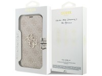Guess Book 4G Metal Logo Case for iPhone 18 Pro / 17 Pro - Pink