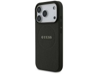 Guess Grained Gold Ring MagSafe Case for iPhone 18 Pro / 17 Pro - Black Guess Grained Gold Ring MagSafe Case for iPhone 18 Pro / 17 Pro - Black