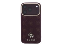 Capa Guess Peony 4G com logo pequeno e MagSafe para iPhone 17 Pro / 18 Pro - Bordô Capa Guess Peony 4G com logo pequeno e MagSafe para iPhone 17 Pro / 18 Pro - Bordô