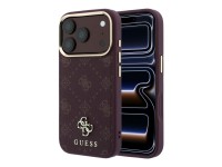 Funda Guess Peony 4G con logo pequeño y MagSafe para iPhone 17 Pro / 18 Pro - Granate Funda Guess Peony 4G con logo pequeño y MagSafe para iPhone 17 Pro / 18 Pro - Granate
