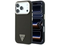 Guess Kevlar Triangle Logo MagSafe Case for iPhone 17 Pro / 18 Pro - Brown