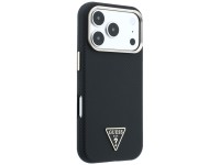 Capa Guess Kevlar com Logo Triangular e MagSafe para iPhone 17 Pro / 18 Pro - Preta Capa Guess Kevlar com Logo Triangular e MagSafe para iPhone 17 Pro / 18 Pro - Preta