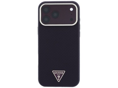 Guess Kevlar Triangle Logo MagSafe Case for iPhone 17 Pro / 18 Pro - Burgundy Guess Kevlar Triangle Logo MagSafe Case for iPhone 17 Pro / 18 Pro - Burgundy