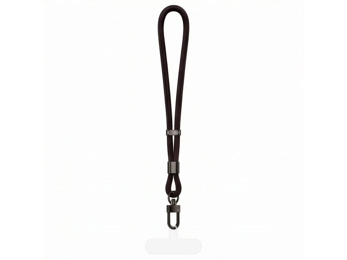 Pulseira de corda Tech-Protect C11S para celular - Preta
