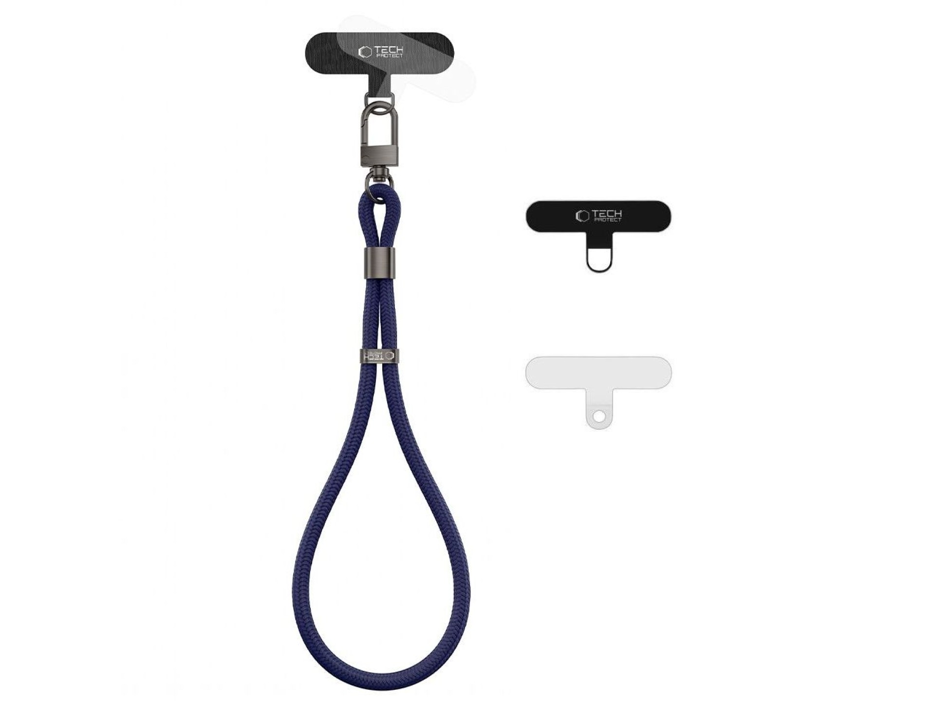 Pulseira de corda Tech-Protect C11S para celular - Azul Marinho