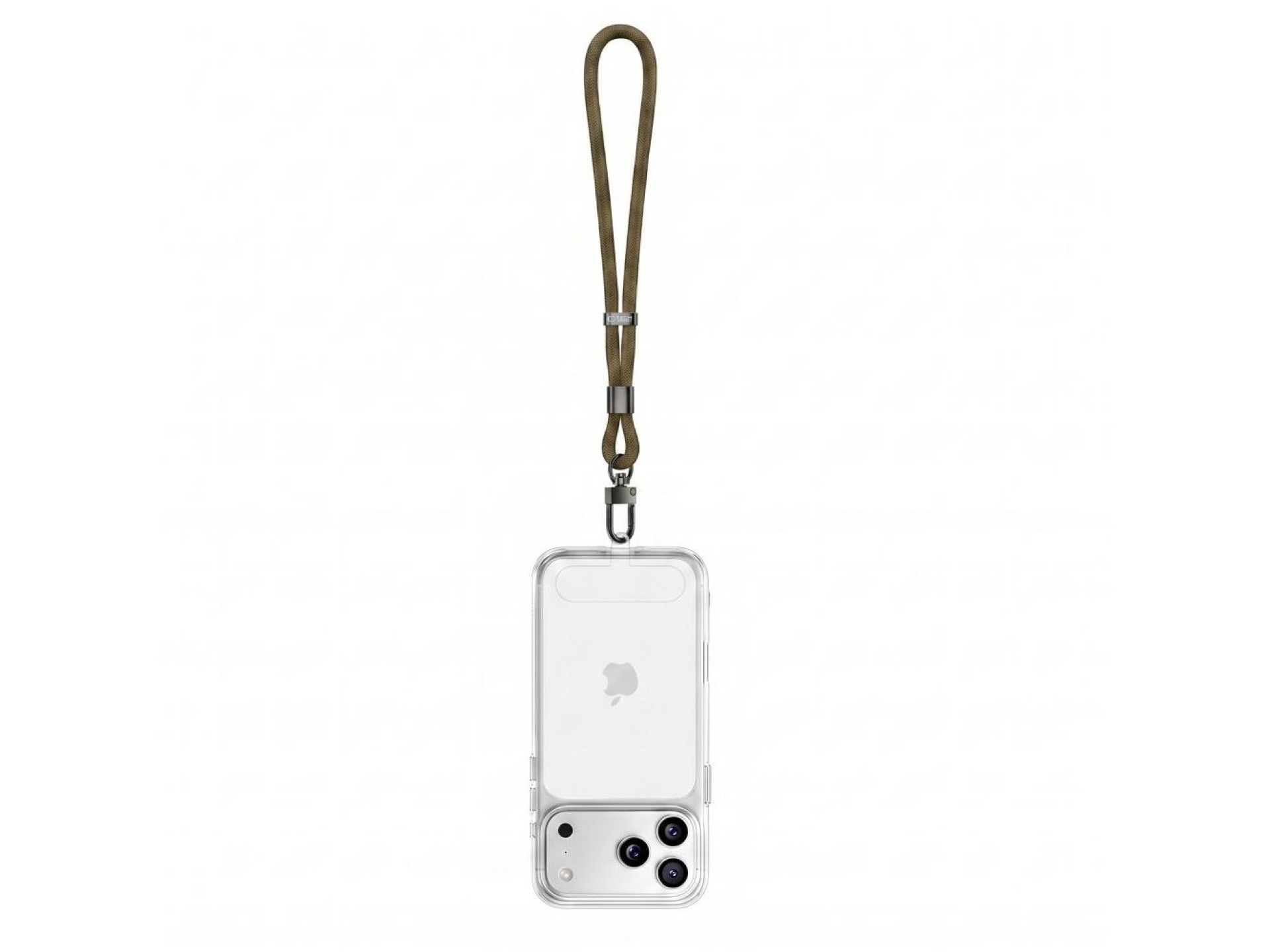 Pulseira de corda Tech-Protect C11S para celular - Verde escuro