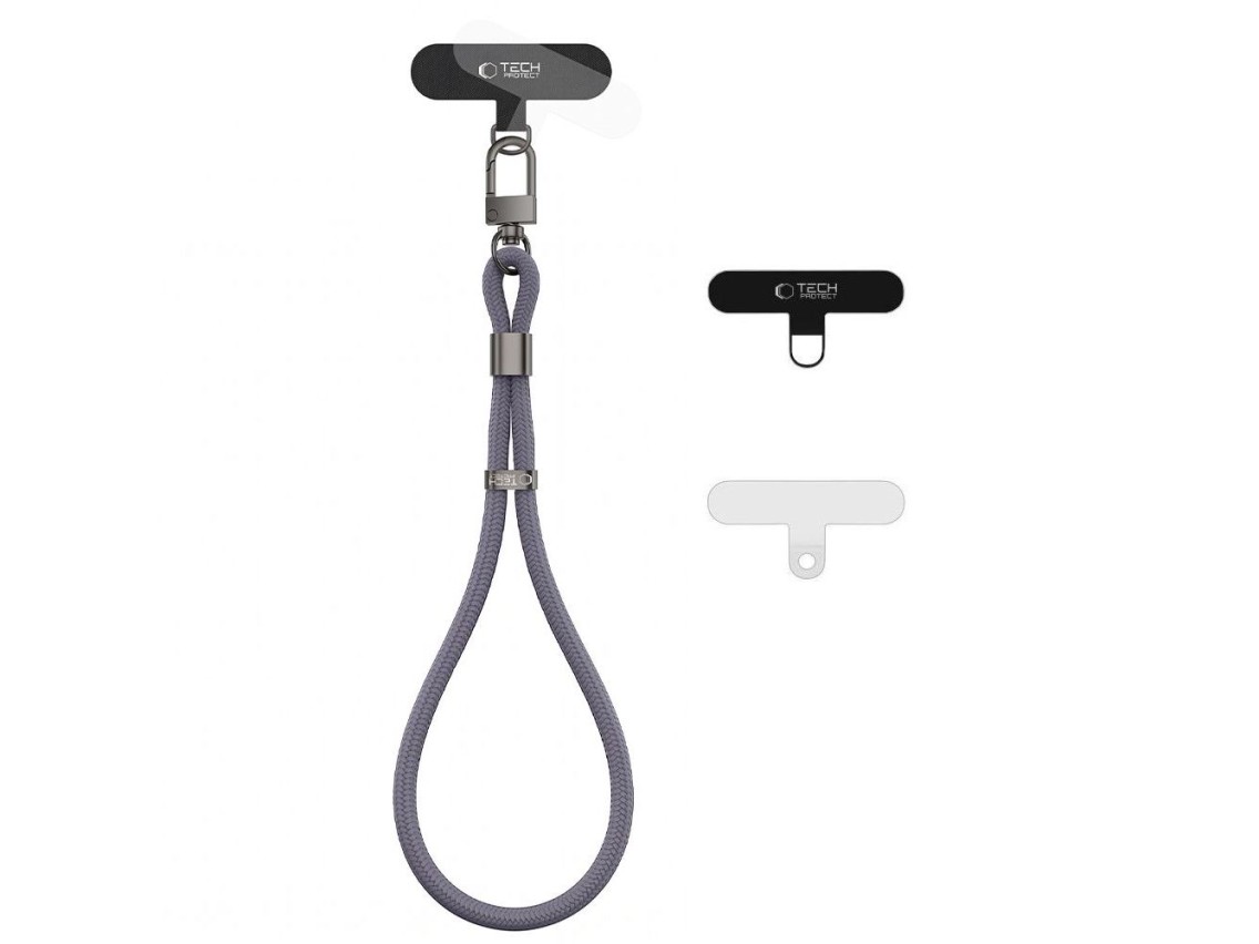 Pulseira de corda Tech-Protect C11S para celular - Cinza
