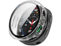 Kit com 2 capas Tech-Protect Defense para Samsung Galaxy Watch 44mm - Transparente e Preta Fosca Kit com 2 capas Tech-Protect Defense para Samsung Galaxy Watch 44mm - Transparente e Preta Fosca