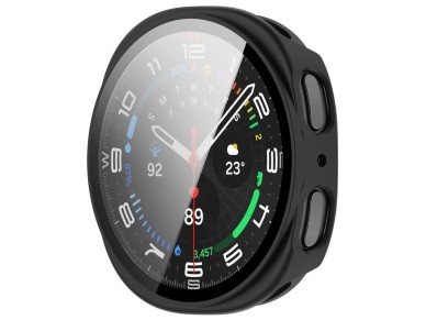 Tech-Protect Defense 2-Pack Case for Samsung Galaxy Watch 44mm - Clear Matte Black Tech-Protect Defense 2-Pack Case for Samsung Galaxy Watch 44mm - Clear Matte Black