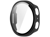 Kit com 2 capas Tech-Protect Defense para Samsung Galaxy Watch 44mm - Transparente e Preta Fosca Kit com 2 capas Tech-Protect Defense para Samsung Galaxy Watch 44mm - Transparente e Preta Fosca